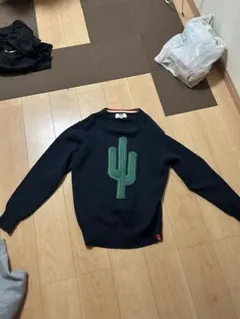 Dickies カクタス刺繍 ニットセーター Lサイズのサムネイル