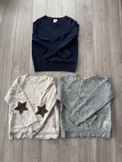 値下　男の子冬トップス140㎝　3点　まとめ売り