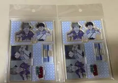 忍たま乱太郎★土井半助★山田伝蔵★ミニアクリルスタンド★先生コンビ★2つ