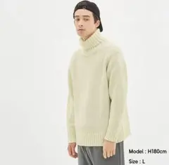 ローゲージタートルネックセーター