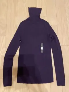 ユニクロ　ウールタートルネックセーター