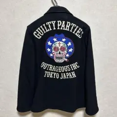 【激レア】ワコマリア メルトンジャケット 刺繍ロゴ 中古・古着通販】WACKO MARIA (ワコマリア) メルトンジャケット