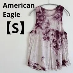 訳あり American Eagle 【S】 タイダイ柄 タンクトップ 古着