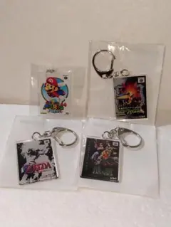 Nintendo　ゲームタイトル　キーホルダー　セット