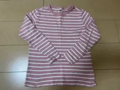 キッズ　UNIQLO ボーダー　ロンT 長袖　130