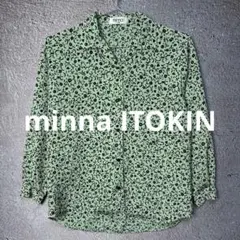 minna ITOKIN ブラウス シャツ 総柄 柄シャツ 花柄のサムネイル