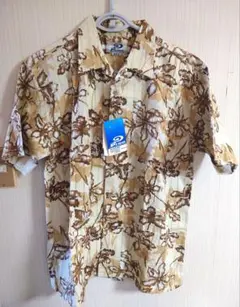 PIKO アロハシャツ 半袖 ベージュ系のサムネイル