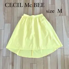 CECIL Mc BEE フレアスカート黄色M