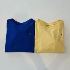 お値下げ　TOMMY HILFIGER Tシャツ 2枚セット ブルー イエローのサムネイル