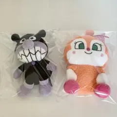 アンパンマンぬいぐるみ　ばいきんまん　ドキンちゃんセット