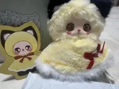 Liila クリスマス スノーマン猫耳フード付きぬいぐるみ