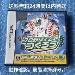 3m動作確認済み‼️プロ野球チームをつくろう! NINTENDO DS