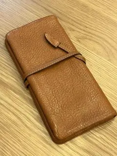 土屋鞄　レザー長財布 ストラップ付き ブラウンのサムネイル