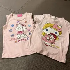 Tシャツとタンクトップのセット110