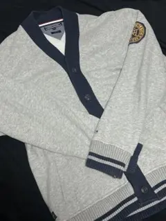 トミーヒルフィガー スウェットカーディガン グレー XL Vintage Fitのサムネイル