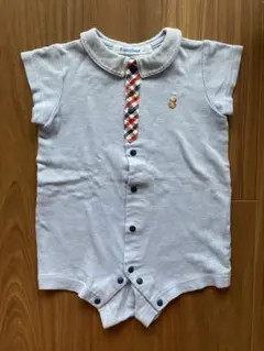 ファミリア70サイズ　半袖ロンパース　ポロシャツ