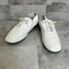 repetto レースアップ フラット レザーシューズ　フランス製 RG356