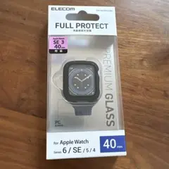 ELECOM Apple Watch 40mm用 フルカバーケース ブラック