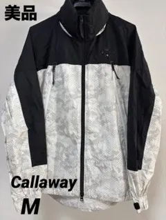 【美品】Callaway キャロウェイ ゴルフ　ナイロンジャケット　アウター防寒