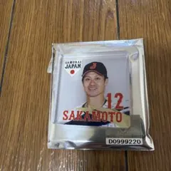 WBC2026侍ジャパン 選手肖像シークレットアクリルブロック　坂本誠志郎