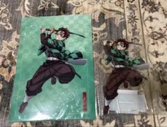鬼滅の刃アニプレックスオンラインくじ　炭治郎ビッグアクスタ&クリアファイルセット