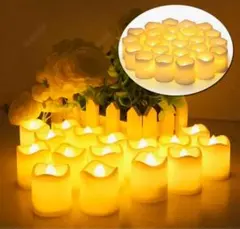 LEDキャンドル、結婚式キャンドル48個