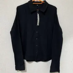 GU ジーユー　リブポロカーディガンQ サイズM