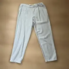 サマンサモスモス　ライトグレー コットンパンツ Mサイズ　※再値下げ