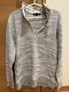 rosasen ロサーセン M グレー ジップアップセーター