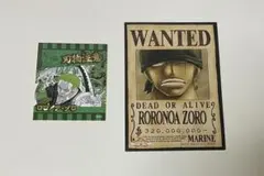 ONE PIECE ロロノア・ゾロ アテンションステッカー 手配書ブロマイド