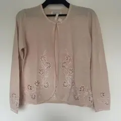 【新品未使用品】　KAZAMIDORI カザミドリ長袖カーディガン　薄ピンク