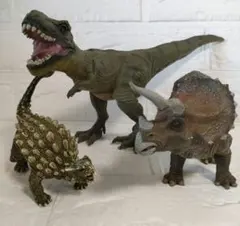 papo パポ トリケラトプス シュライヒ アンキロサウルス ティラノサウルスのサムネイル