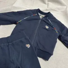 ポールスミス ネイビー ジップアップ トレーナー セットアップ