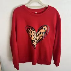 ヒョウ柄トレーナー