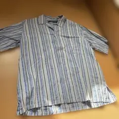 niko and... ストライプ柄 半袖シャツ M