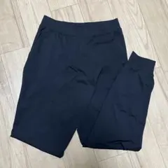 UNIQLO AIRism ブラック ジョガーパンツ