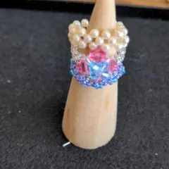 ビーズリング　3点セット