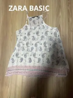 ZARA BASIC ペイズリー柄キャミソールチュニックのサムネイル