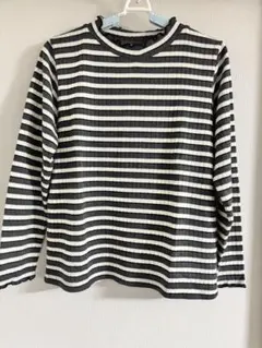 GLOBAL WORK リブメロー　カットソー　ボーダー