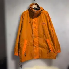 90s FILA ナイロンジャケット オレンジ リップストップ　ヴィンテージのサムネイル