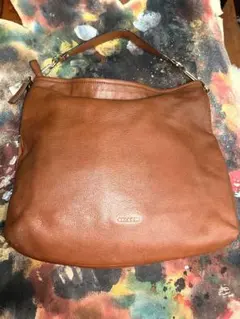 COACH ショルダーバック　ブラウン　本革　古着　綺麗目　アンティーク