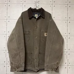 【希少】Carhartt USA製 ミシガンチョアコート ブラウン