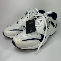 FILA メッシュスニーカー　ウォーキング ロゴ レースアップ 24.5のサムネイル