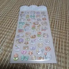 ▼【ボンボンドロップシール】うるちゅる うさぎ