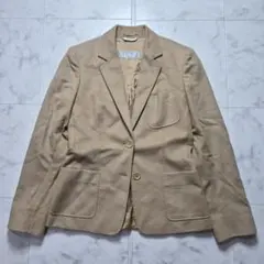 キャメル テーラードジャケット