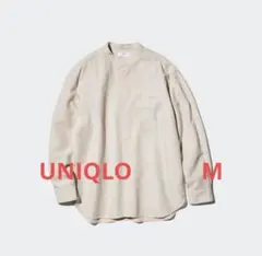 ユニクロ　リネンコットンシャツ　М