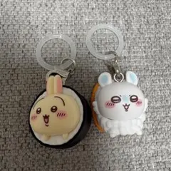 ちいかわ　くら寿司　モモンガ うさぎ キーホルダー