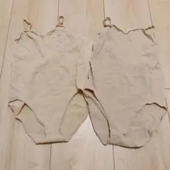 ベージュ ボディスーツ Mサイズ 2点セット