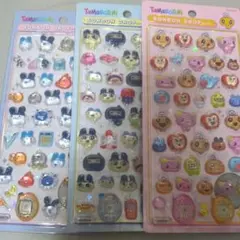 【正規品】たまごっち　ボンボンドロップシール　3枚　コンビニ不可　まめみみめめ