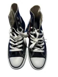 Converse コンバース　25cm ハイカット スニーカー ブラック　レザー